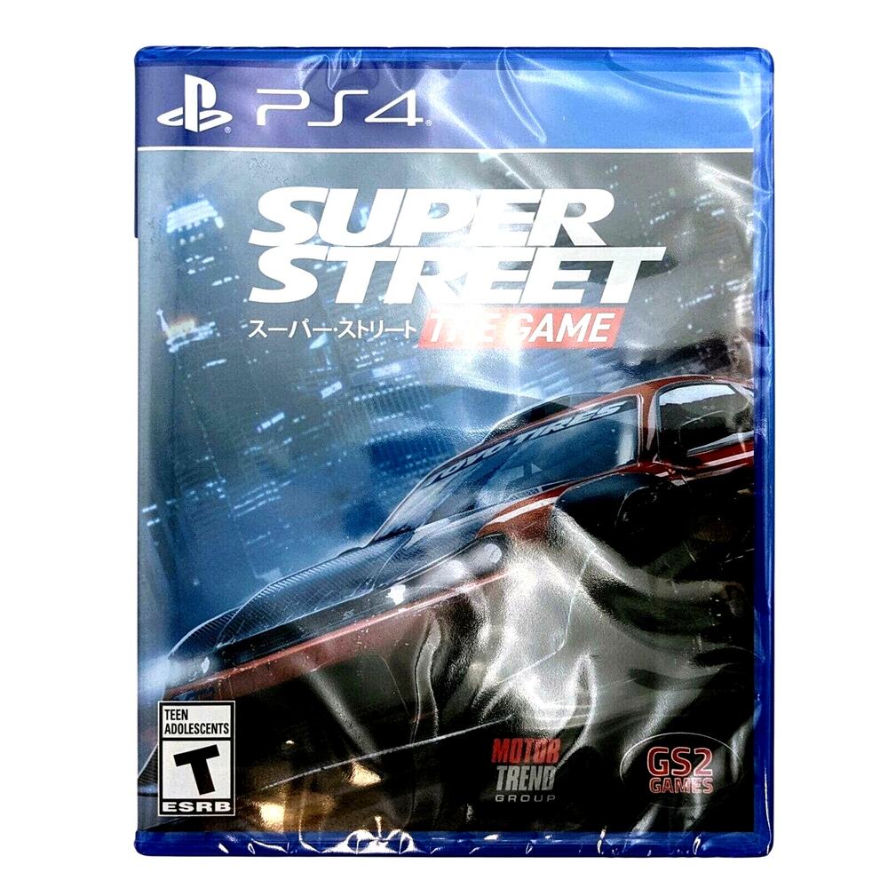 Super Street The Game PS4 New Sealed GS2 Games 2019 Arcade Racing PlayStation 4